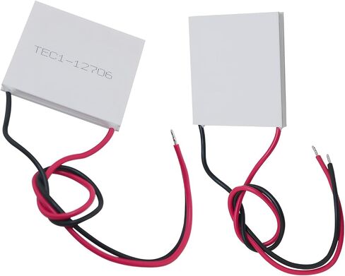 2PCS Semiconductor Cooling Heat Sink TEC1-12706 12V 6A Thermoelectric Cooler Cooling Pad Module 40x40MM for Electronic Equipment Heat Dissipation Laser Diode Cooling in Saudi Arabia