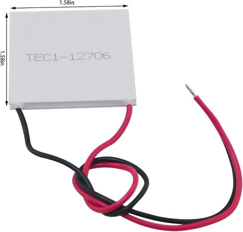 2PCS Semiconductor Cooling Heat Sink TEC1-12706 12V 6A Thermoelectric Cooler Cooling Pad Module 40x40MM for Electronic Equipment Heat Dissipation Laser Diode Cooling in Saudi Arabia