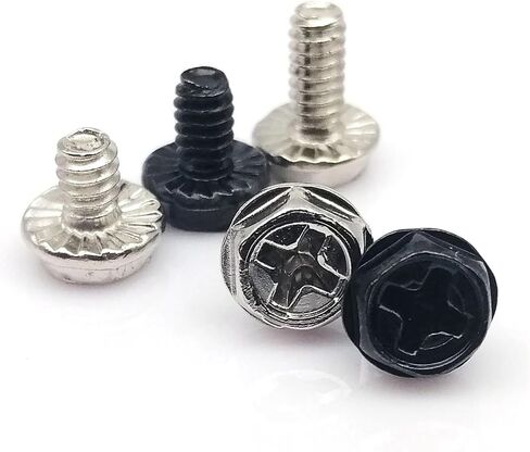 عامة سوداء سوداء 6#-32x5/6/8mm PC CASE SUVENT PSU DRIVE HARD DRIV in Saudi Arabia
