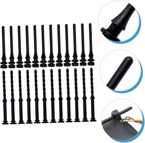 24pcs -Seismic Computer Fan Screws Mounts for Noise Reduction Compatible Pc Cooling Systems Screws in Kuwait