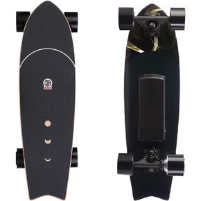 Electric Skateboard Electric Longboard with Remote Control Electric Skateboard,350W Hub-Motor,12.4 MPH Top Speed,5.2 Miles Range,3 Speeds Adjustment,12 Months Warranty