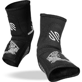 Sanabul Battle Forged Striking Gel Ankle Guard for MMA Muay Thai Kick Boxing (Pair)