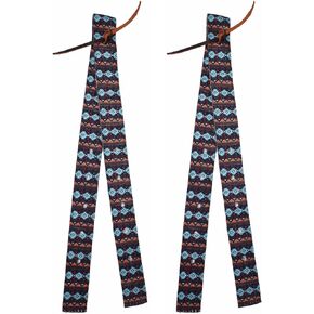 Horse 18" L x 1-3/4" W Set of 2 Heavy-Duty Tie-Dye Nylon Webbed Billet 404JBillets
