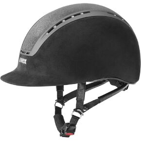 uvex suxxeed Glamour Horse Riding Helmet for Women & Men - Adjustable & Excellent Ventilated Helmet with Swarovski Elements