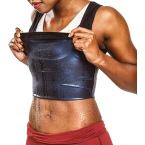 Sweat Shaper Women's Premium Workout Tank Top Slimming Polymer Sauna Vest