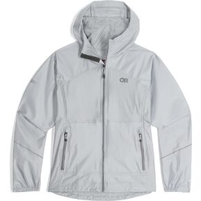 Outdoor Research Women's Helium Rain Jacket, Titanium, M