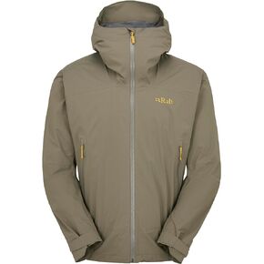 RAB Men's Downpour Light Jacket Lightweight Waterproof Hooded Coat for Hiking & Trekking