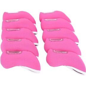 Sword &Shield sports 10pcs Neoprene Golf Iron Club Covers See Through Window Head Cover