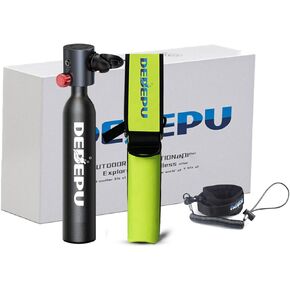 DEDEPU Scuba Tank,0.5L Mini Scuba Dive Tank,5-10 Minutes Underwater Capability,Portable Mini Scuba Tanks,Mini Dive Tank,Mini Scuba Diving Tank Kit,Scuba Diving Gear