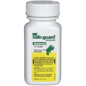 Safe-guard (Fenbendazole) Dewormer Liquid 125ml