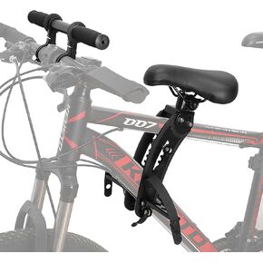 Himiway Kids Bike Seat with Handlebar, Detachable Front Mounted Child Bicycle Seats with Foot Pedals for Children 2~5 Years, Toddler Bike Seat Attachment for Adult Bike Mountain Bike