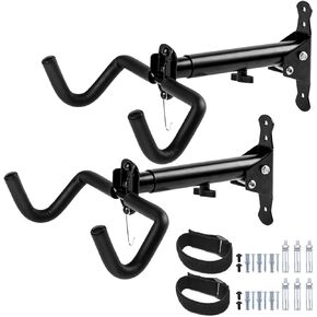 Cyfie Bike Wall Mount, Horizontal Garage Storage Bike Rack Hanger, Indoor Bicycle Holder Hook for Hanging Mountain Road Hybrid Bikes in Apartment Home