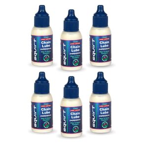 Squirt Bike Care Gift Box - Long-Lasting Bike Chain Lube (120ml), Bike Cleaner Sachets for all Bike Parts, Tire Sealant Pouches (120ml), Barrier Balm Sachets for Anti Chafing - Bike Care Kit