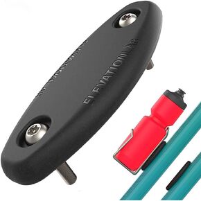 Elevation Lab TagVault™ AirTag Bike Security Mount - The Waterproof AirTag Bike Holder | Hidden Under Bottle Cage or Alone | Titanium Security Screws with Driver