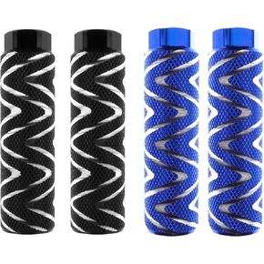 4 Pack Aluminum Alloy Bike Pegs Foot Pedals Backseats Stands Fit 3/8 inch Axles