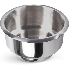 GSE Stainless Steel Drop-in Anti-Spill Storage Drink Cup Holder for Casino Poker Table, Work Desk and Boats, RV Cars & Trucks
