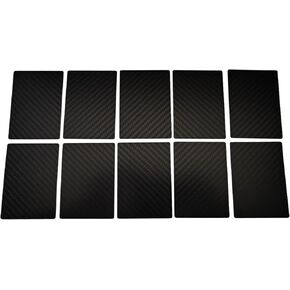 CUIYAKI Carbon Fiber Cut Cards (10-Pack,2.5 * 3.5in), Poker Size, Lightweight & Waterproof for Poker,Texas Hold'em,Blackjack Games and More in Saudi Arabia