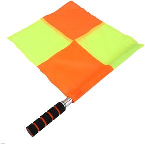 Us Soccer Ar Flag,Athletic Soccer Referee Flags,2PCS Referee Linesman Flag with Storage Bag for Sports Match Soccer Football Hockey Training Soccer Accessories Linesman Flags
