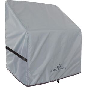 Explore Land Waterproof Boat Center Console Cover Fade Resistant 600D Boat Center Console Cover up to 40"W x 30"D x 44"H