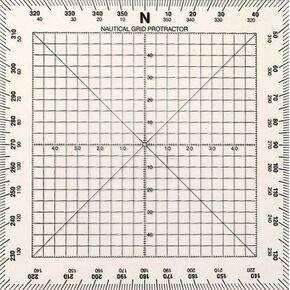 Weems & Plath Marine Navigation Square Protractor (5-Inch)