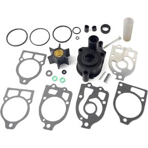 96148Q8 Water Pump Impeller Repair Kit for Mercury Mariner Outboards 75 80 90 100 110 115 135 140 150 200 225 HP V6 & Mercruiser Alpha One Gen 1 46-96148A8 96148T8 96148A5