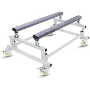 JY PERFORMANCE Watercraft PWC Dolly Boat Jet Ski Stand Storage Trailer Cart Dock Slipway Cart Adjustable Bunks W/ 4 Casters and 2 Brakes Carpeted to Prevent Scratch 1000lb Capacity