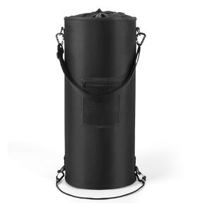 Waterproof Boat Trash Can with 6 Clips, 13 Gal Boat Trash Bag Holder with Pocket, Reusable Fast Cleaning Pontoon Boat Accessories, Marine Boat Garbage Can for Fishing, Sandbar, or Camping