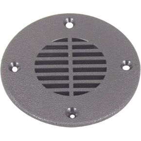 T-H Marine FD-4-DP Floor Drain and Vent Cover - Black, 4"