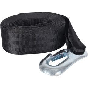 XSTRAP STANDARD Boat Winch Strap with Hook - 2" x 20', 1 Pack Marine Winch Strap Replacement, Loop End for Boats, Trailer, Wave Runner, Heavy Duty Equipment