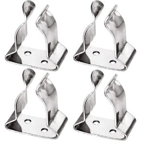 Stainless Steel Boat Hook Spring Clamp Holder Bracket Clip