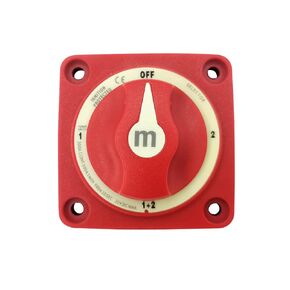 ISURE MARINE 6007 m-Series Battery Switch Selector 4 Position, Red