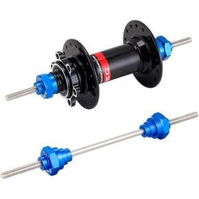 XBERSTAR Bicycle Wheel Truing Stand Thru Axle Adapter 12/15/20mm freehub tool (BLUE)