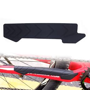 Bicycle Frame Chain Guard Silicone Protective Sticker Protective Cover Wrap Bicycle Chain Care Bracket Sticker, Enhance Protection Chain Pad for Mountain Bike, BMX, MTB, Road Bike (1 pcs)