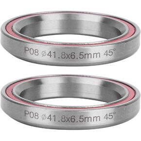 Keenso 2PCS 41.8MM Bike Headset Bearing - Heavy Duty Bicycle Bearing Headset Mountain Bike Road Bike Double Sealed Bearing Headset Cycling Accessory