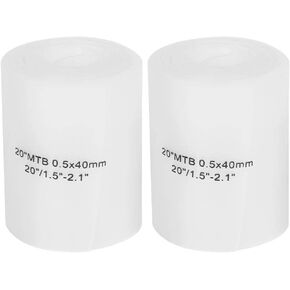 Vbest life 2PCS White Polyurethane 20 Inch Mountain Bike Tire Liner MTB Tyre Liner Rim Strip Rim Tape