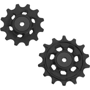 2pcs 12T 14T Narrow/Wide Aluminum Alloy Bicycle Derailleur Pulley Repair Kit Compatible with Sram X01 XX1 GX NX Eagle for Outdoor Bike