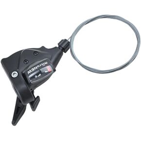 Bike Shift Levers Mountain Bike 3x7/8/9/10/11 Speed Gear Shifter, Left and Right Thumb Shift Lever Combination with Optical Gear Display (L3S(7-8-9))