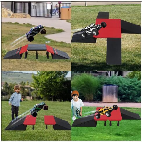 PLATPORTS لوح التزلج منحدر الدراجة منحدر التزلج RC منحدر BMX منحدر RC سيارة منحدر للأطفال القفز - ملحقات لوح التزلج الصغيرة للبنين والبنات in Kuwait