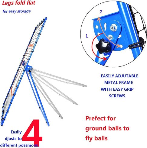 DRM Baseball Rebound Net - Bigger Baseball Pitching Net - Baseball Softball Rebounder - Rebound Trainer for Kids and Adults - Pitcher Throwing Practice Trainer in Saudi Arabia