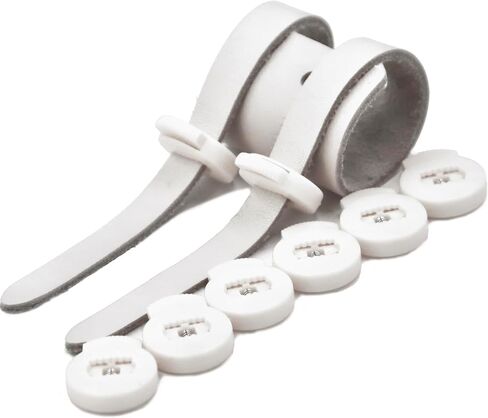 Baseball Glove Locks 8 Pack, Lace Locks for Baseball Glove, Glove Lace Locks, Never Need Thying Knots Again, Real Cowhide Baseball Replacement Leather Thumb, Fits All Baseball and Softball Gloves in Saudi Arabia