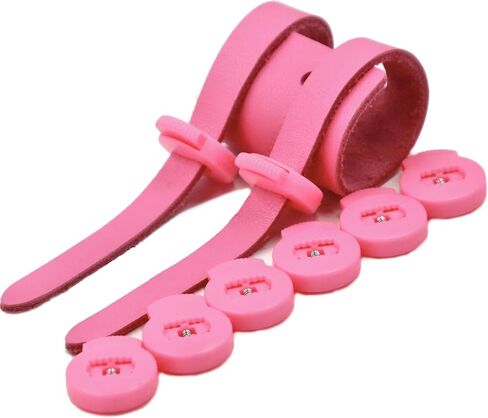 Baseball Glove Locks 8 Pack, Lace Locks for Baseball Glove, Glove Lace Locks, Never Need Thying Knots Again, Real Cowhide Baseball Replacement Leather Thumb, Fits All Baseball and Softball Gloves in Saudi Arabia