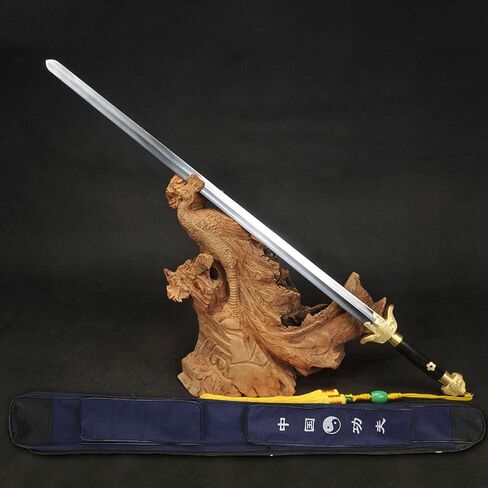 Canvas Sword Bag, Wear Resisting Sword Carrying Bag PU Leather Portable Adjustable for Outdoor in Saudi Arabia