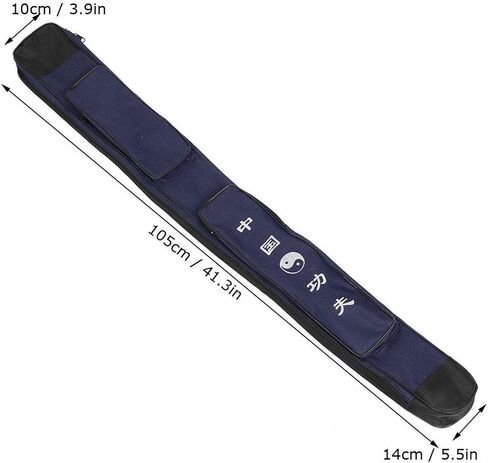 Canvas Sword Bag, Wear Resisting Sword Carrying Bag PU Leather Portable Adjustable for Outdoor in Saudi Arabia