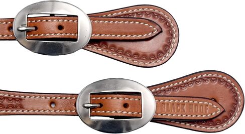 أحزمة جلدية مزخرفة بالسلة لراكبي الخيل | الرجال الغربيون، والنساء، وأشرطة تحفيزية ذات طبقة واحدة قابلة للتعديل in Kuwait