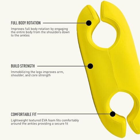 FINIS Ankle Buoy - عوامة السباحة لتحسين الجزء العلوي من الجسم والقوة الأساسية - عوامة حمام السباحة لمعدات السباحة - معدات تدريب السباحة التنافسية in Saudi Arabia