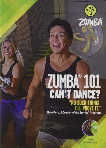 Zumba 101 Dance Fitness for Beginners Workout DVD, Beginner Dance Workout .5x5.25x7.5" .25 LBS in Saudi Arabia