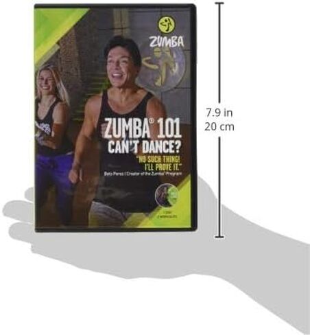 Zumba 101 Dance Fitness for Beginners Workout DVD, Beginner Dance Workout .5x5.25x7.5" .25 LBS in Saudi Arabia