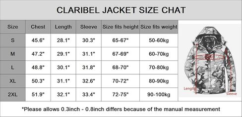 Men's Ski Jacket Waterproof Mountain Snowboard Jacket Winter Windproof Snowsuit Outdoor Hooded Snow Coat in Saudi Arabia