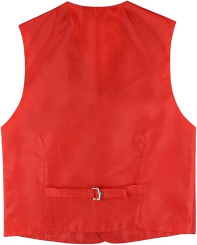 BOY'S Dress Vest & NeckTie Solid PINK Color Neck Tie Set in Saudi Arabia