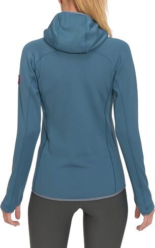 Little Donkey Andy Women's Winter Lightweight Warm Fleece Jacket Thumb Holes Thermal Hooded Coat Running Hiking in Saudi Arabia